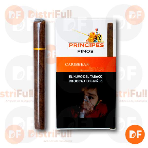 CIGARROS PRINCIPES FINOS CARIBBEAN (ron) X 5