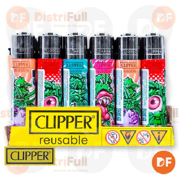 ENCENDEDOR CLIPPER MAXI OUT OF WEED x 24