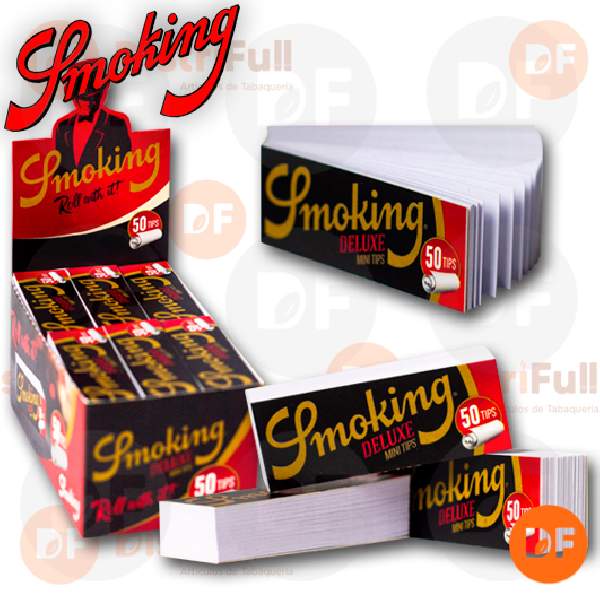 FILTRO SMOKING DE CARTON MINI DELUXE x 24