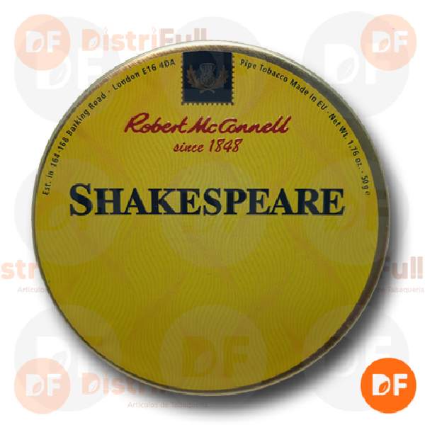 TABACO DE PIPA MC CONNELL SHAKESPEARE lata x 50 gr.