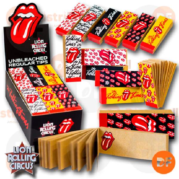 FILTRO DE CARTON LION ROLLING STONES UNBLEACHED LARGE x 50