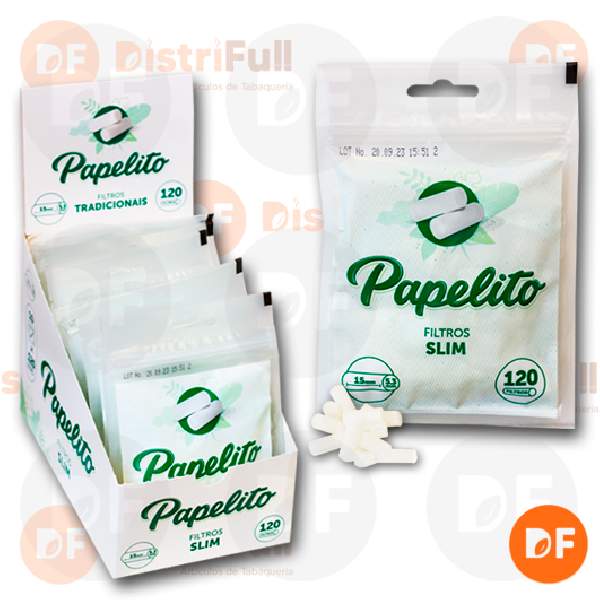 FILTROS PAPELITO SLIM bolsa x 120