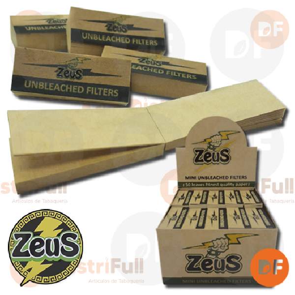 FILTROS ZEUS DE CARTON LARGE UNBLEACHED x 50 6cm