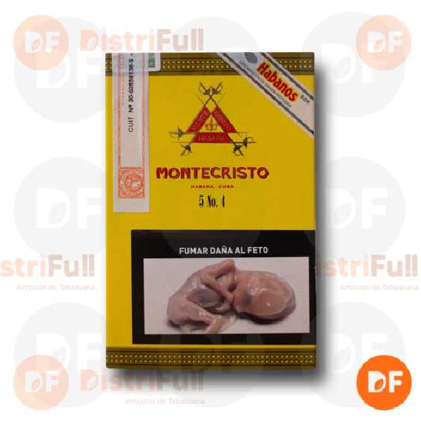 CIGARROS CUBANOS MONTECRISTO N° 4 x 5