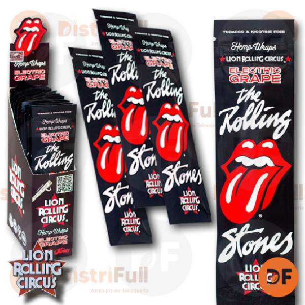 PAPEL LION ROLLING STONES TERPENES ELECTRIC GRAPE x 2