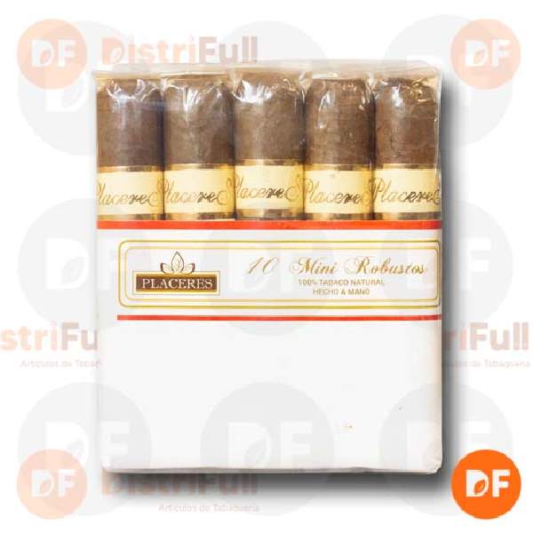 CIGARROS PLACERES MINI ROBUSTOS mazo x 10