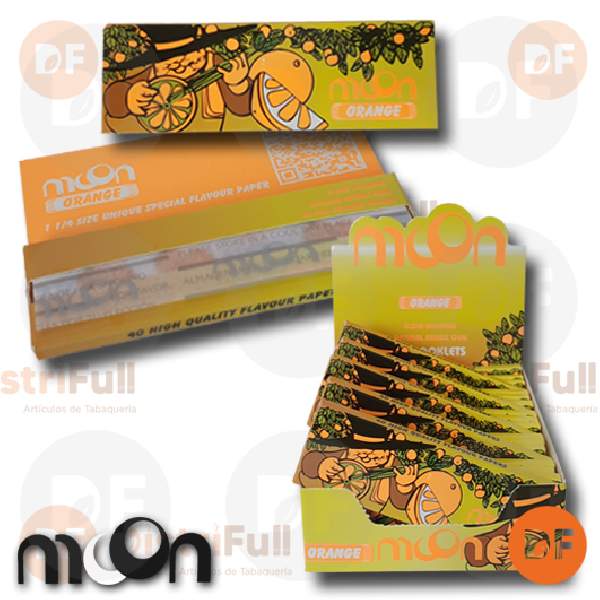 PAPEL MOON 1¼ ORANGE x 40