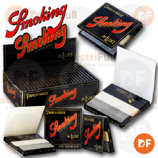 PAPEL SMOKING 1¼ DELUXE CUADRADO x 49 