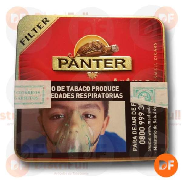 CIGARROS PANTER FILTER RED/AROMA lata x 10 