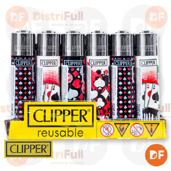 ENCENDEDOR CLIPPER MAXI GAMES 21 GR + LB x 24