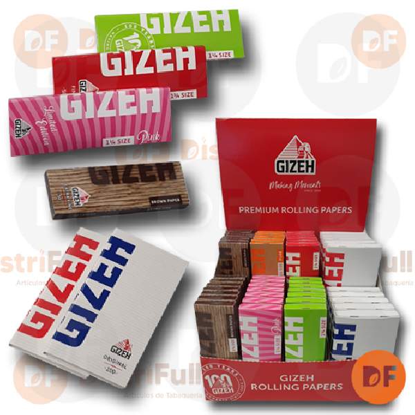 PAPEL GIZEH DISPLAY UNIVERSAL MIX PAPELES x 52 lib.