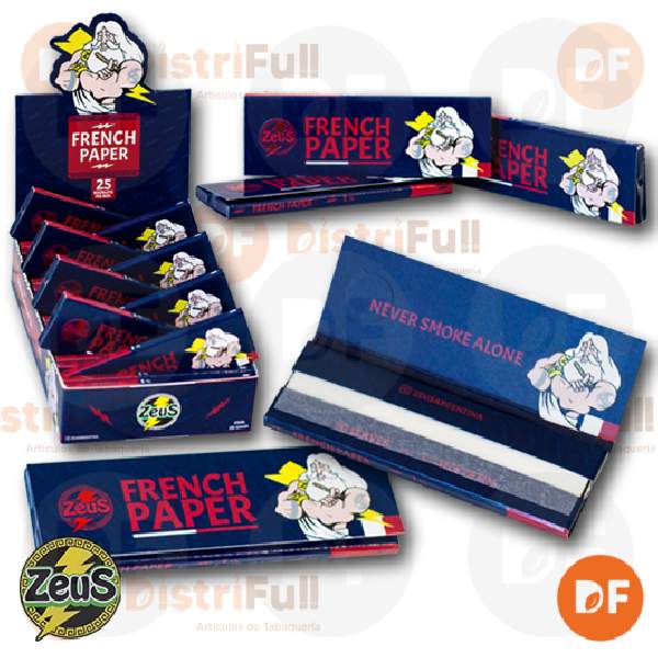 PAPEL ZEUS 1¼ FRENCH EDICION x 50 (124101)