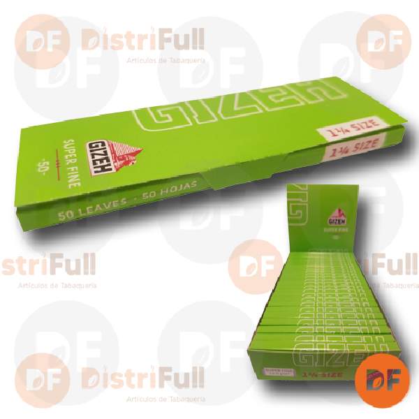 Papel fumar Gizeh Verde 50 hojas