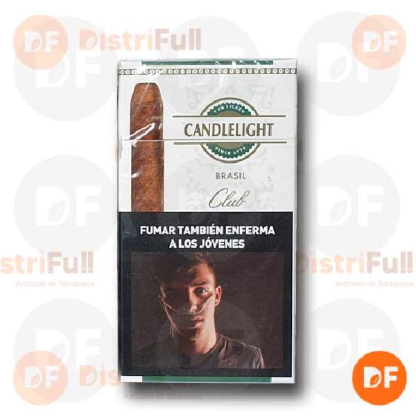 CIGARROS CANDLELIGHT CLUB BRASIL x 10