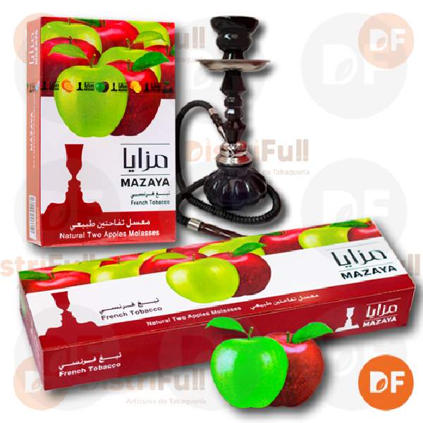 TABACO DE NARGHIL MAZAYA TWO APPLES x 50 gr.