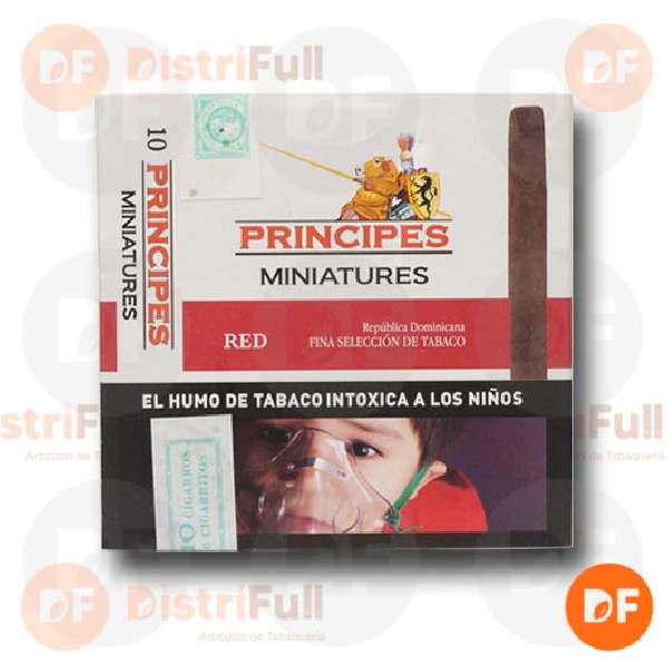 CIGARROS PRINCIPES MINIATURE RED x 10 cherry