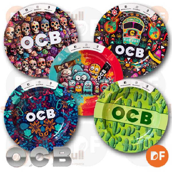 CENICERO OCB METAL 8 MOTIVOS 
