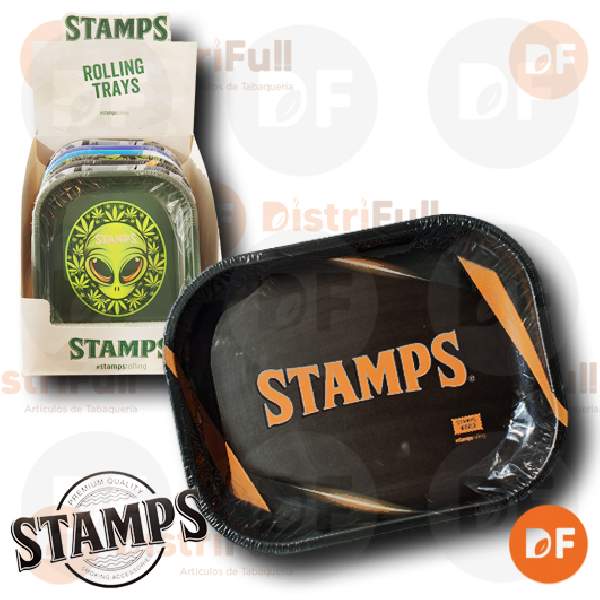 BANDEJA STAMPS METÁLICA MINI BLACK ST27