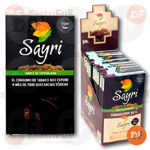 TABACO DE ARMAR SAYRI NEGRO (Chiyara) x 30 gr.