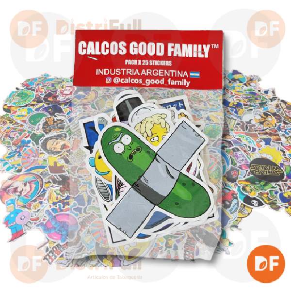 GOOD FAMILY CALCOS SURTIDOS PACK x 25