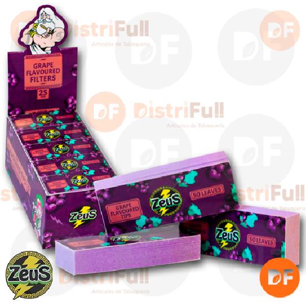 FILTROS ZEUS DE CARTON MINI GRAPE x 50 (124145)