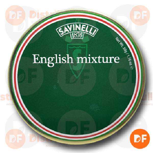 TABACO DE PIPA SAVINELLI ENGLISH MIXTURE lata x 50 gr.