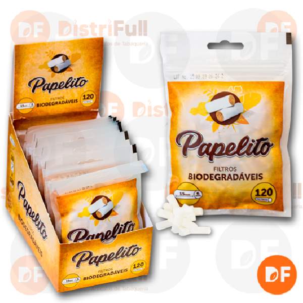 FILTROS PAPELITO BIODEGRADÁVEIS bolsa x 120