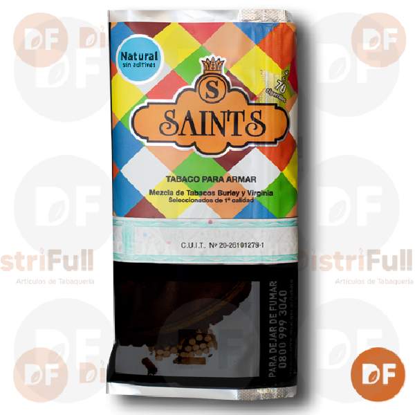 TABACO DE ARMAR SAINTS SIN ADITIVOS x 50 gr.