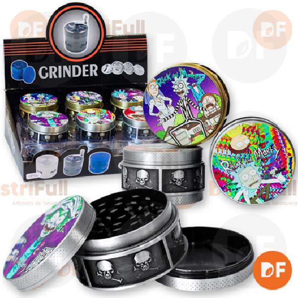 PICADOR METAL RICK Y MORTY CALAVERAS 3P (MYT55)