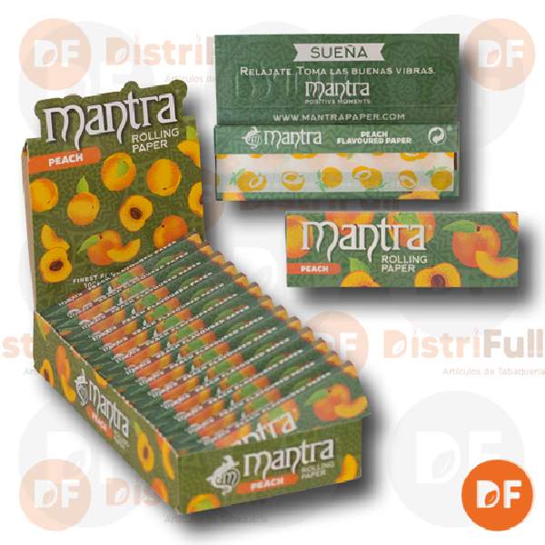 PAPEL MANTRA 1¼ PEACH x 33