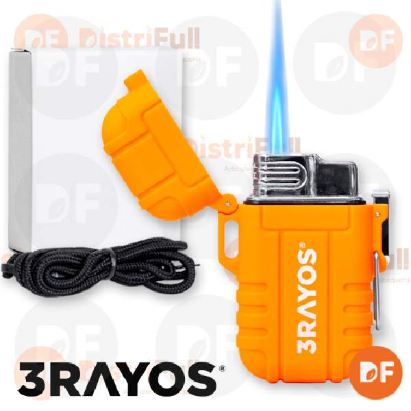 ENCENDEDOR 3RAYOS CATALYTIC WATERPROOF JET WAIKO NARANJA 