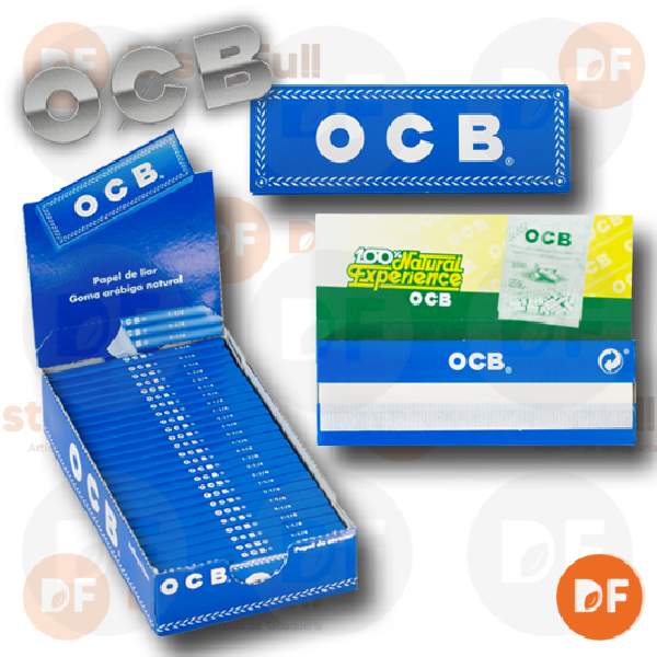 PAPEL OCB 1¼ BLUE x 50