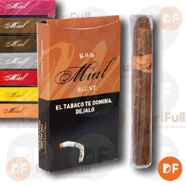 CIGARROS MIAL BLUNT RUM x 5