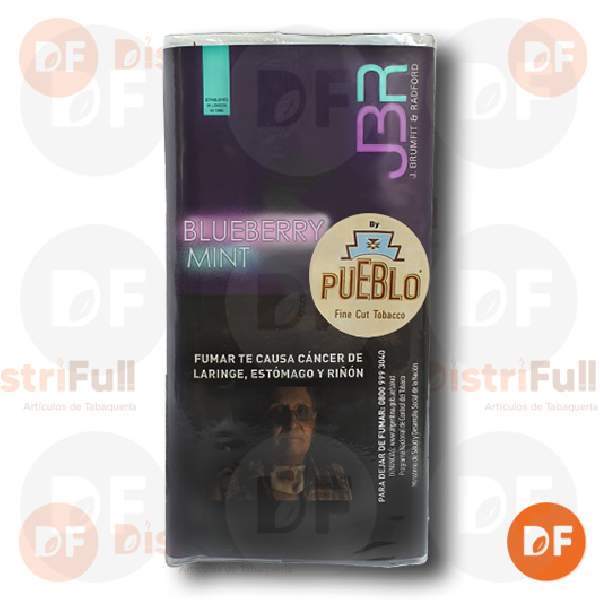 TABACO DE ARMAR JBR by PUEBLO BLUEBERRY MINT x 30 gr.