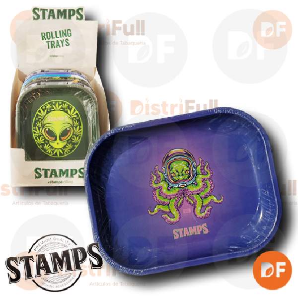 BANDEJA STAMPS METÁLICA MINI PULPO ALIEN ST27