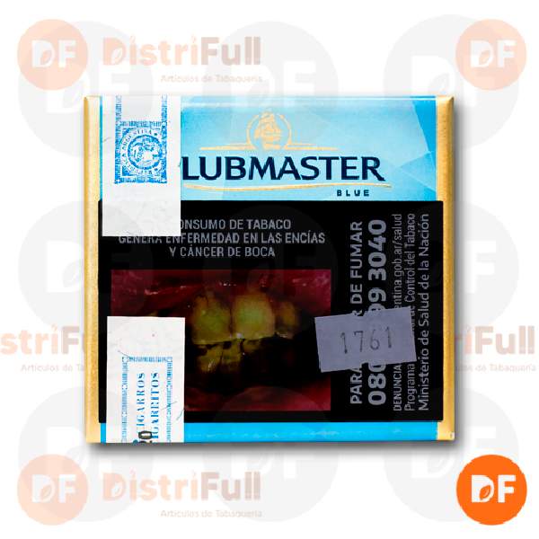 CIGARROS CLUBMASTER MINI FILTER BLUE  x 20
