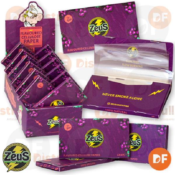 PAPEL ZEUS CELULOSA 1¼ UVA x 50