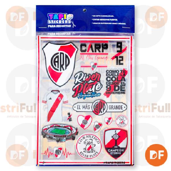 TAPISTICKERS CLUB FUTBOL SURTIDOS x 14 