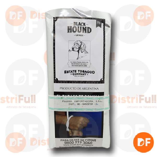 TABACO DE PIPA ESTATE TOBACCO BLACK HOUND x 50 gr.