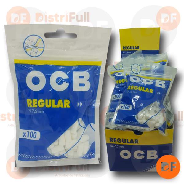 FILTROS OCB REGULAR bolsa x 100  8 mm