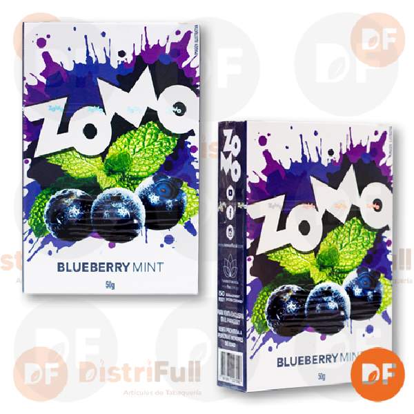 TABACO DE NARGHILA ZOMO BLUEBERRY MINT x 50 gr.