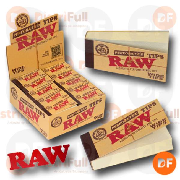 FILTROS RAW DE CARTON WIDE x 50