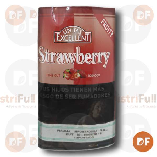 TABACO DE ARMAR UNITAS EXCELLENT STRAWBERRY x 30 gr.