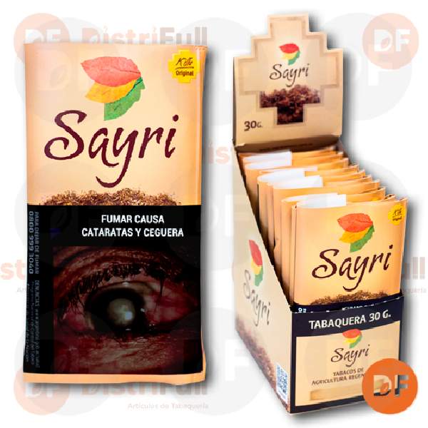 TABACO DE ARMAR SAYRI ORIGINAL x 30 gr.