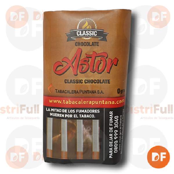 TABACO DE ARMAR ASTOR CLASSIC CHOCOLATE x 30 gr.