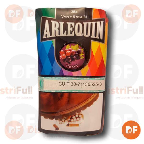 TABACO DE ARMAR ARLEQUIN GRAPE x 30 gr.