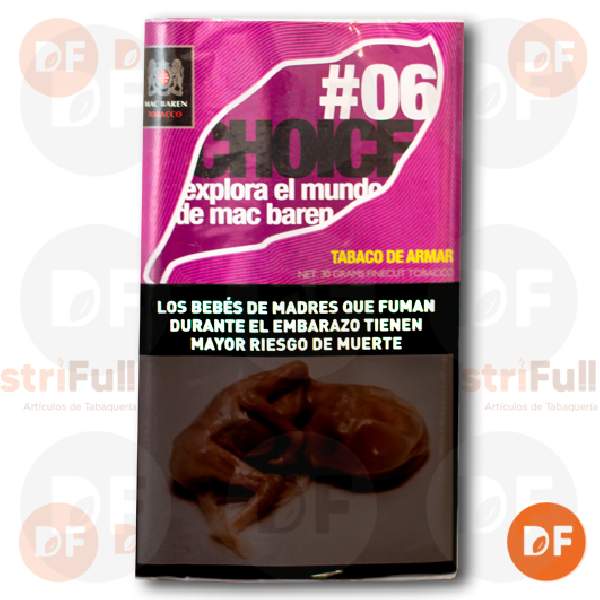 TABACO DE ARMAR MAC BAREN #06 EXOTIC CHOICE x 30 gr.