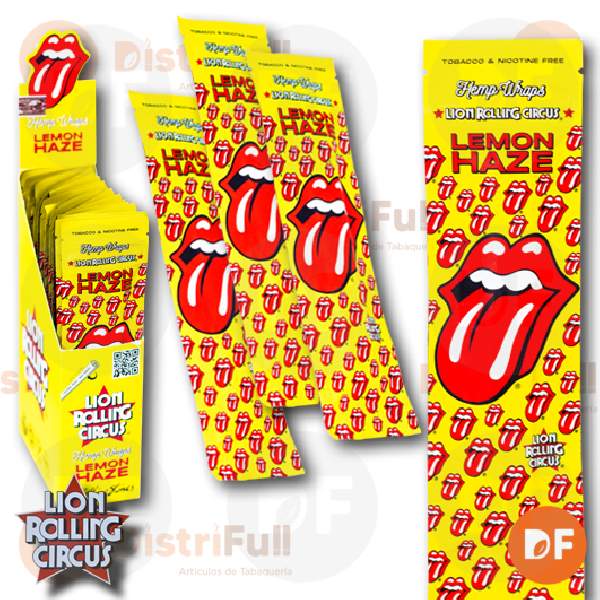 PAPEL LION ROLLING STONES TERPENES LEMON HAZE x 2