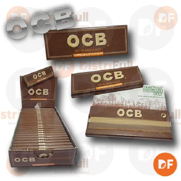 PAPEL OCB UNBLEACHED 1¼ (no blanqueado) x 50