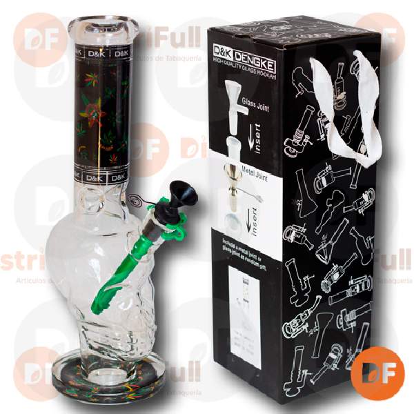 BONG PYREX GDE CALAVERA C/MOTIVO DK6523-7